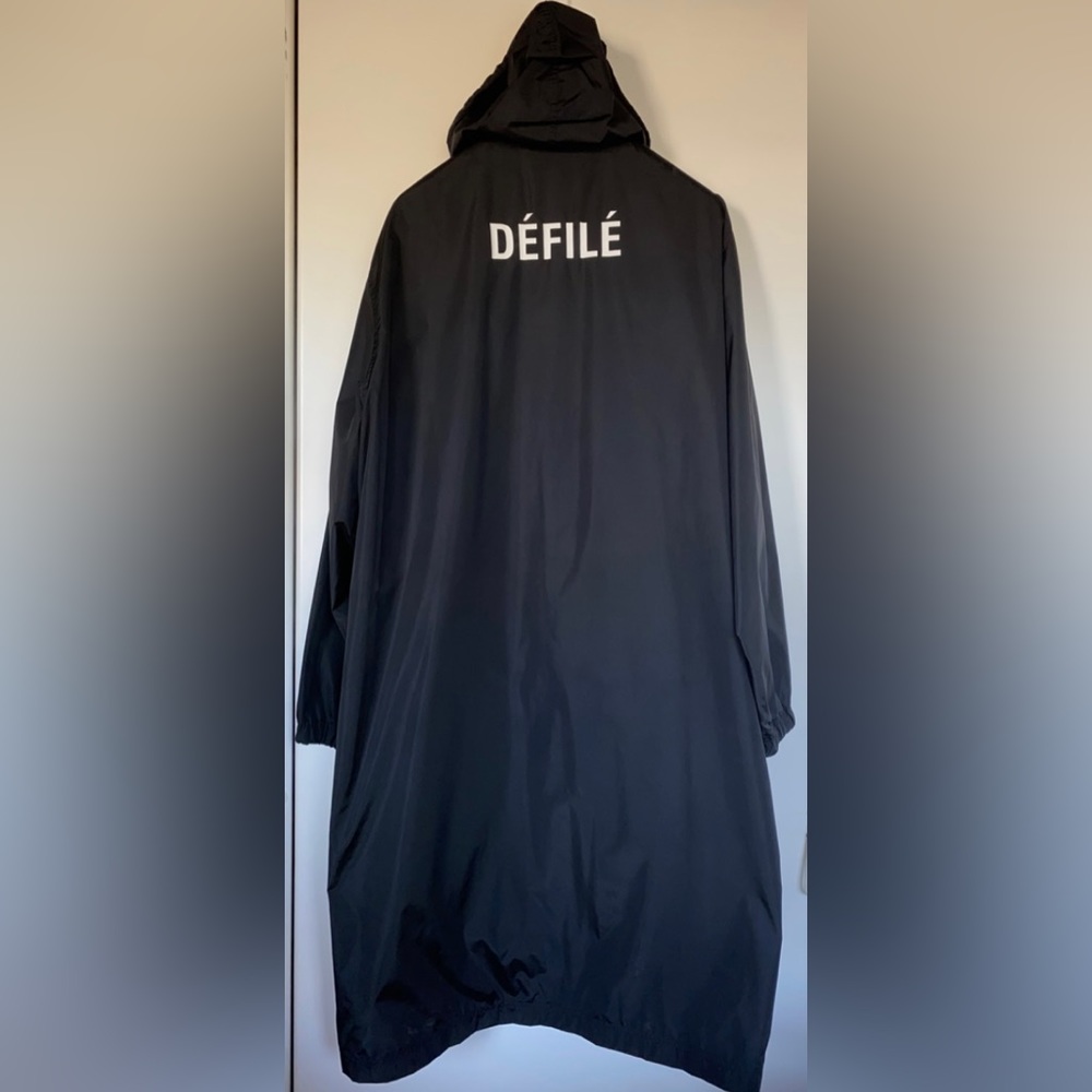 Balenciaga Oversized Trench Coat, Black Size 34 (XS)